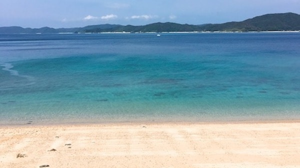 綺麗な倉崎ビーチ