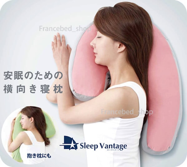 いびき 無呼吸症候群が軽減 安眠のための横向き寝枕 スリープバンテージ