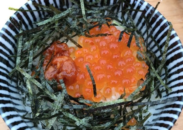 うに&いくら丼