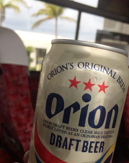 石垣島でオリオンビール
